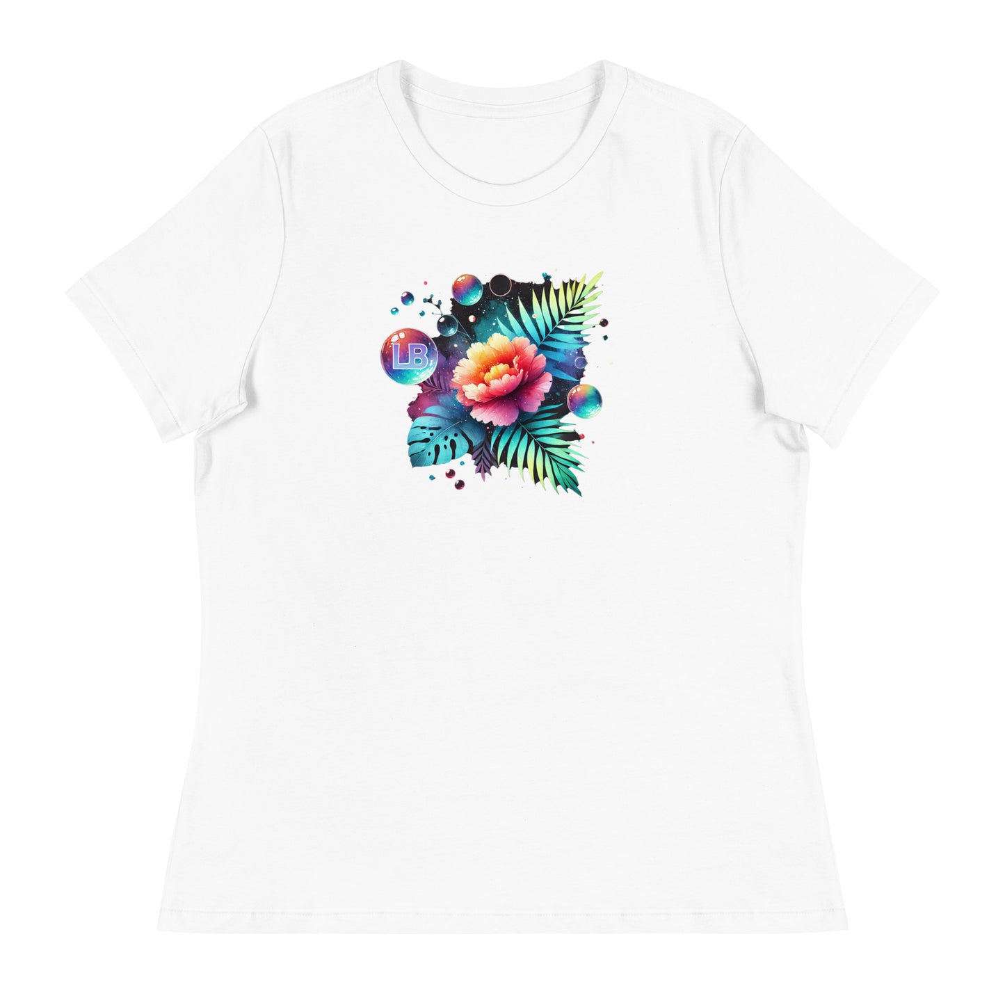 colorful flower - T-shirt pour femmes